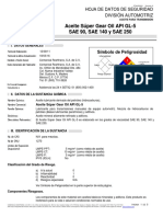 01 RTMHDS001 Super Gear Oil Api GL-5 Mono R8