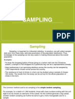 Statistics Lesson 7 Sampling