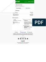 GoCar order receipt for July 3 trip from Juwari to Soekarno-Hatta airport