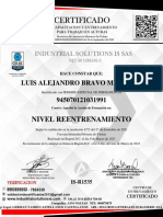 Certificado de Alturas