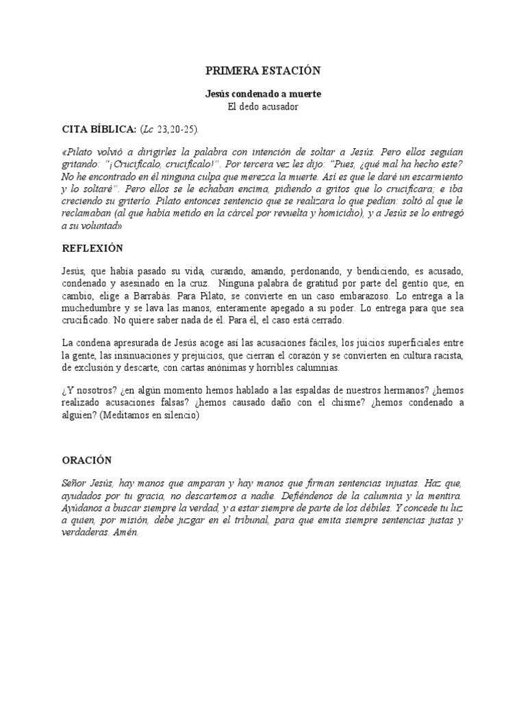 Reflexiones sobre la Pasión de Jesús | PDF | María, madre de Jesús | Jesús