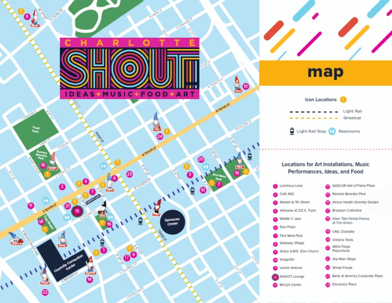 Charlotte SHOUT! Map PDF
