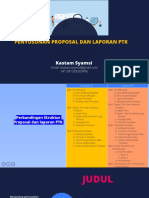 Penyusunan Proposal Dan Laporan PTK: Kastam Syamsi