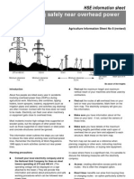 Lines Working Safely Near Overhead Power: HSE Information Sheet