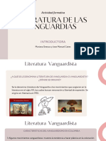 Literatura de Las Vanguardias: Actividad Formativa