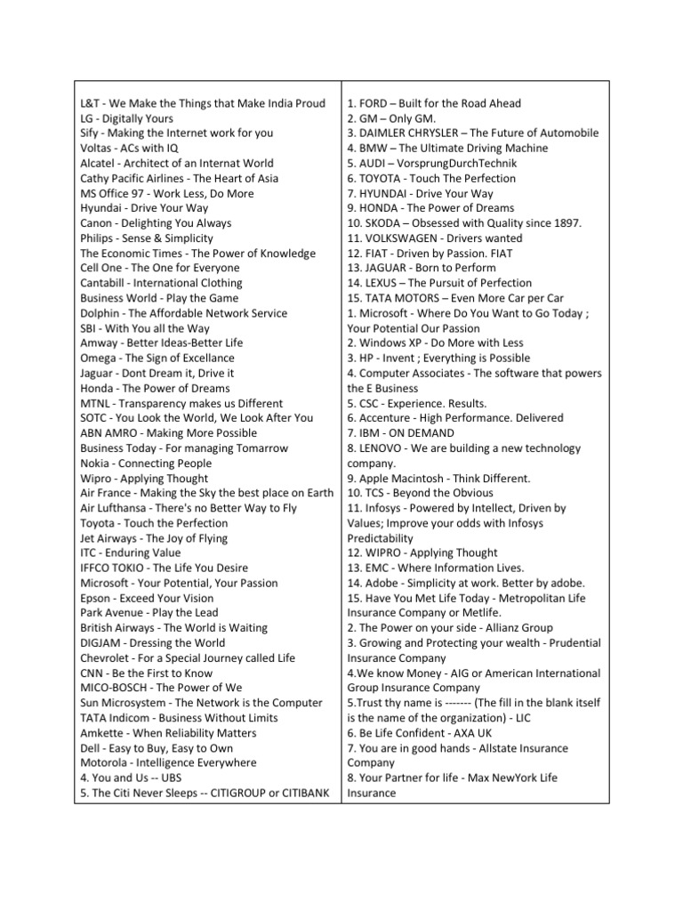 Company Punch Line Microsoft Companies Free 30day Trial Scribd