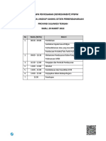 Rundown Penyegaran PPSPM Sulawesi Tengah Semester I Tahun 2023 PDF