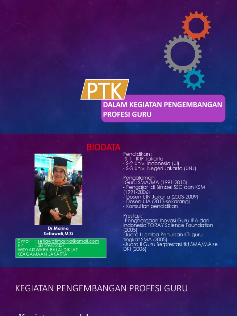 Penerapan PTK untuk Pengembangan Guru | PDF | Karier & Perkembangan