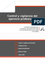 Control vigilancia ética arquitectura