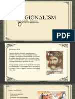 Regionalism O: Nombres y Apellidos: Deborah Cruz Grado y Sección: 1ro "PUNTUALIDAD"