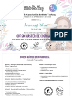 Lorennys Silva (CERTIFICADO - CURSO MÃ - STER DE COSMIATRÃ - A)