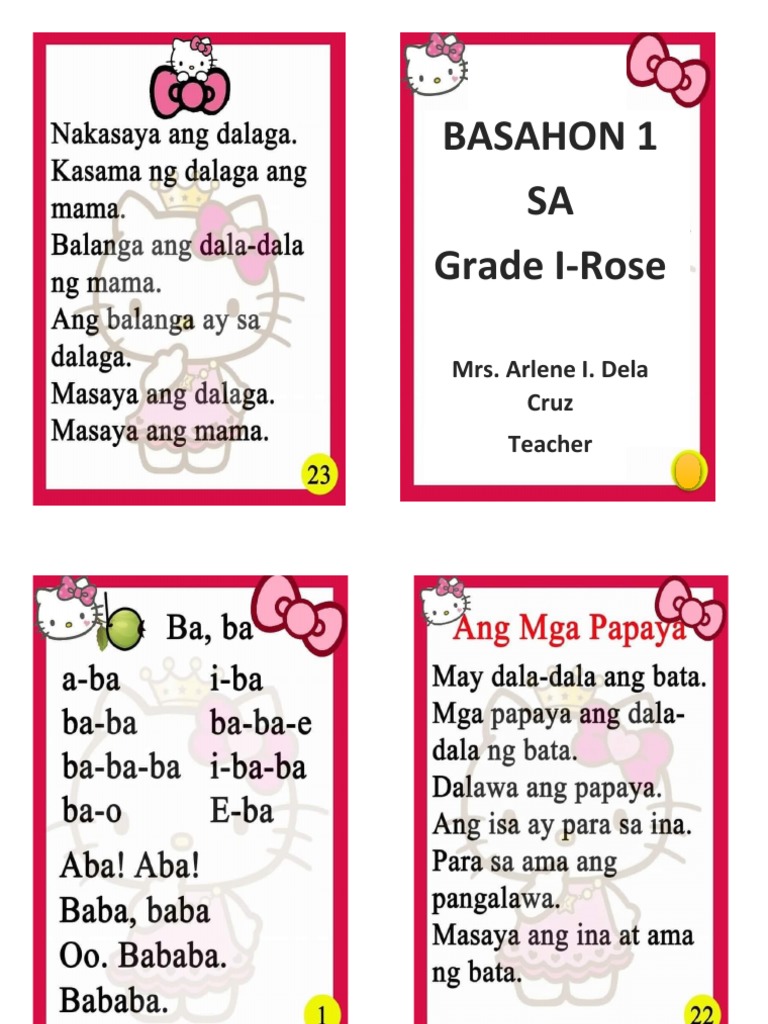 Basahon 1 | PDF
