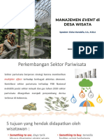 Manajemen Event Di Desa Wisata - Siska Mandalia