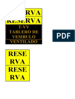 Reserva Reserva: T-VV Tablero de Vesibulo Ventilado