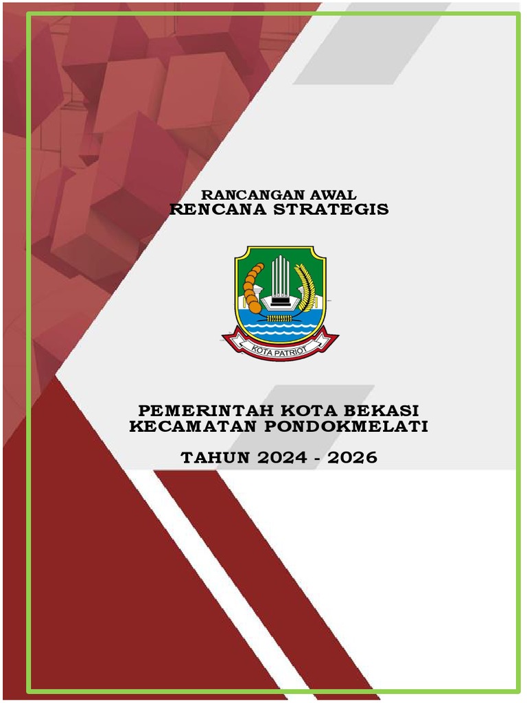 Cover Rencana Strategis Ok | PDF