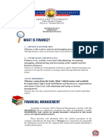 Handout 01 Business Finance