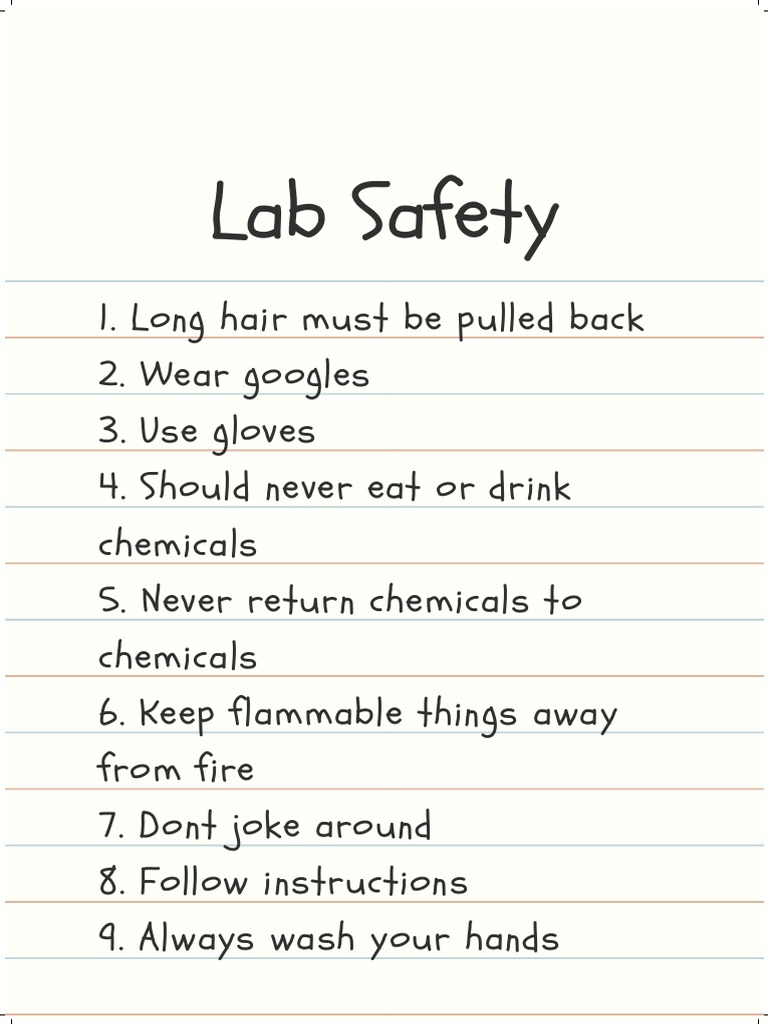 Lab Safety PDF