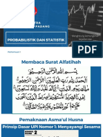 Universitas Putra Indonesia Yptk Padang: Probabilistik Dan Statistik