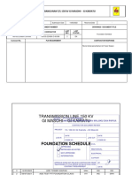 Foundation Schedule R31