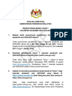 Faq Pendaftaran Tahun 1 Sesi 2024 - 2025