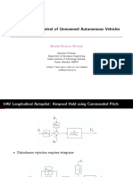 Guidance and Control of Unmanned Autonomous Vehicles