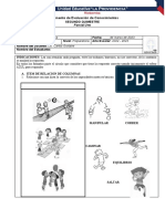 Instrumento de Evaluación de Conocimientos: Parcial Uno