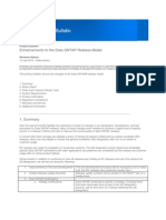 Enhancements To The Data ONTAP Release Model: Product Bulletin