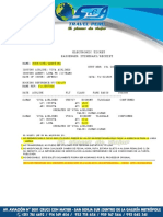 Electronic Ticket Passenger Itinerary/Receipt: El Boleto Que Ud Ha Adquirido Es: Aerea