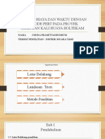 Analisis Biaya Dan Waktu Dengan Metode Pert Pada Proyek Jembatan Kali Buaya Holtekam