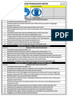 Prosedur Pemakaian Mesin: Prosedur Apabila Terjadi Kecelakaan