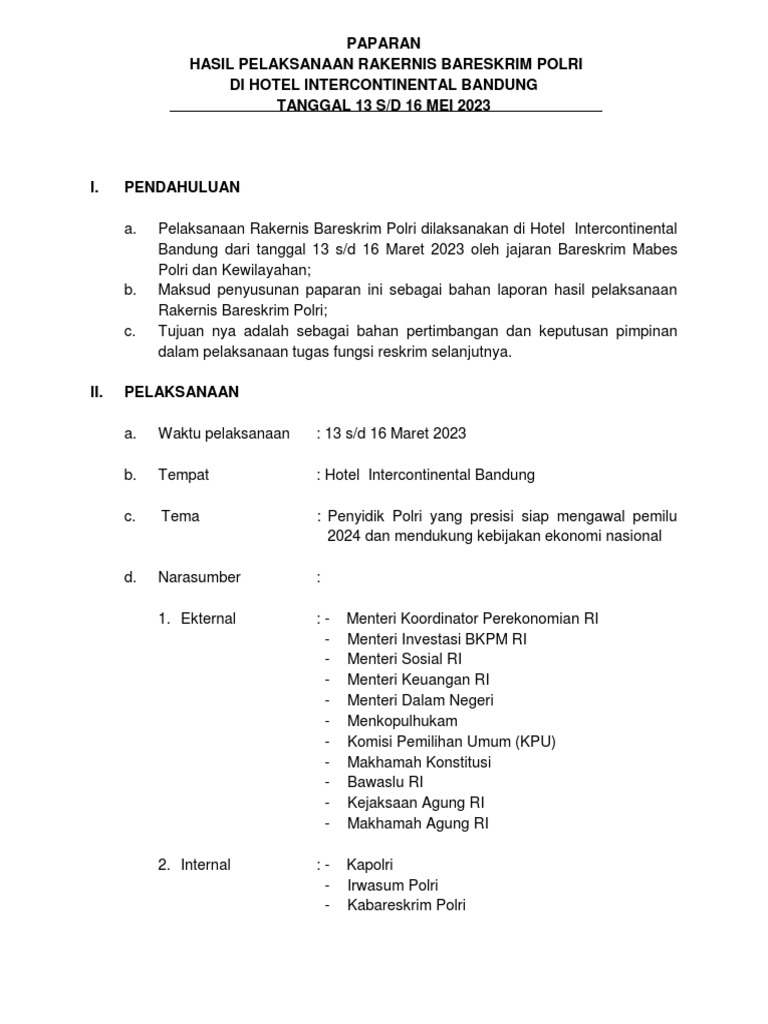 Sistem pelaporan anggaran polri dan transparansi