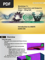Workshop 7.1 Mesh Preparation and Output To Solver - Wing Edit