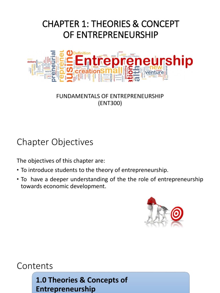 Theories & Concepts of Entrepreneurship | PDF | Entrepreneurship ...