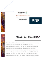 Performance Tool OpenSTA - Training Presentation