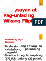 Kasaysayan NG WIkang Pambansa (Talakayan)