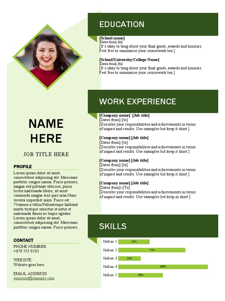 Document Template Pdf