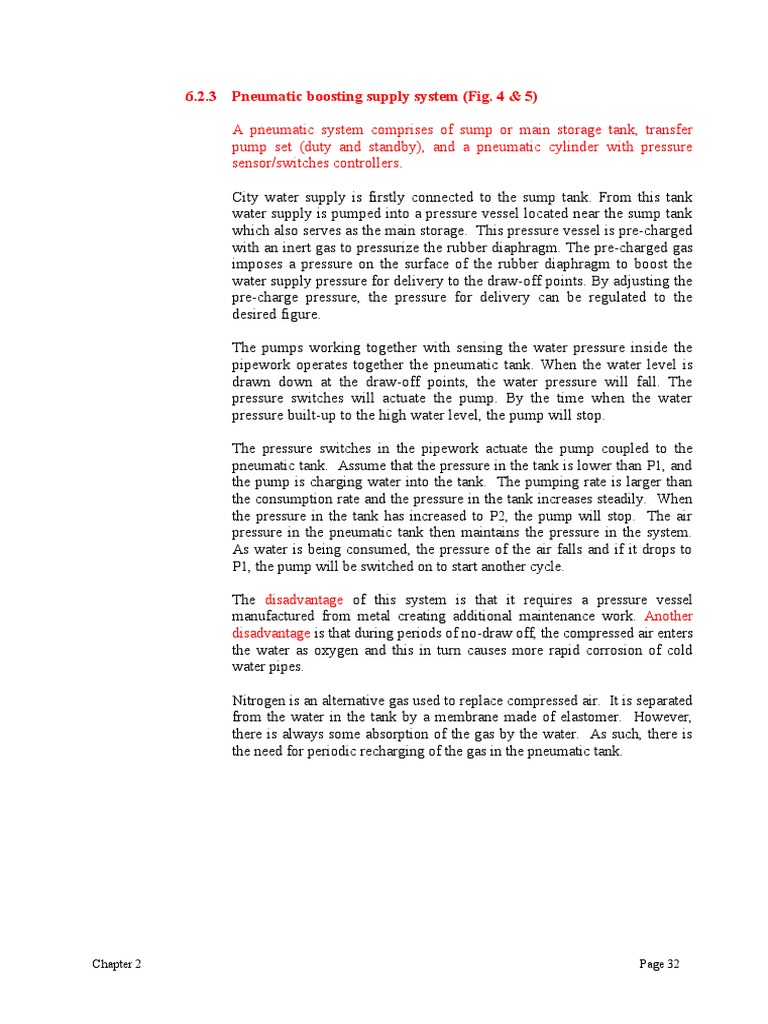 Cold Water Supply - Part2 | PDF | Pump | Water