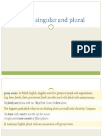 Mixed Singular and Plural - Grammar