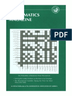 (Mathematics Magazine 80 3) Walter Stromquist (Editor in Chief) - 80-Mathematical Association of America (2007)
