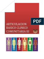 Articulacion Basico Clinico Comunitaria Iii: Seminarios 2021