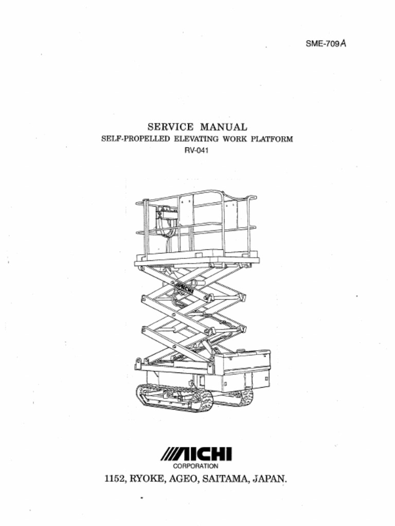 Aichi RV041 Service Manual PDF