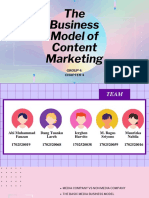 The Business Model of Content Marketing: Group 4