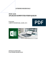 Aplikasi Komputer Perpajakan: Politeknik Negeri Bali