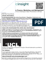Advances in Islamic Finance, Marketing, and Management: Article Information