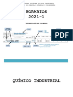 Horarios 2021-1: Universidad Autónoma de Baja California Facultad de Ciencias Químicas E Ingeniería