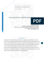 Relación Entre Comportamiento y Salud