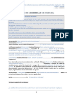 Modele de Certificat de Travail: A L'attention Des Utilisateurs Du Présent Document