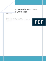 Mapa de La Condición de La Tierra en España 2000-2010