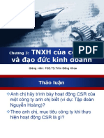 Quan Tri Chien Luoc - Chuong 3 - CSR Va DDKD