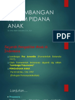 Perkembangan Hukum Pidana Anak: Dr. Erny Herlin Setyorini, S.H., M.H